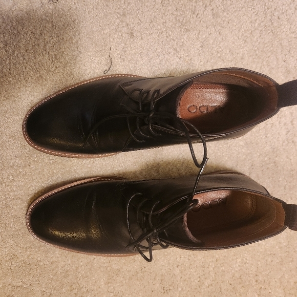 Aldo Black Dress Boots/Shoes Size 9 Alevia - Picture 9 of 9
